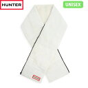 国内正規品 ハンター HUNTER マフラー メンズ レディース イントレピッド ジップアップ スカーフ HR10027 WHITE WILLOW 保温 冬 HURHR10027WHW