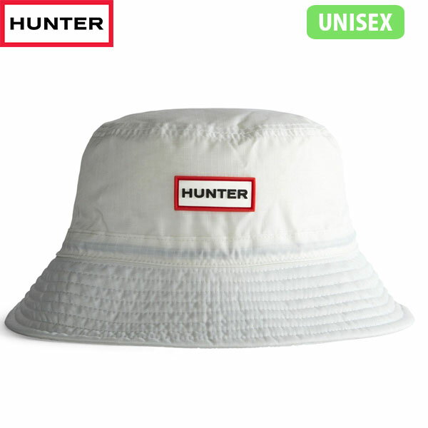 国内正規品 ハンター HUNTER 帽子 バケットハット ユニセックス メンズ レディース HR10050 WHT ナイロン パッカブル バケット ハット HURHR10050WHT