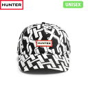 国内正規品 ハンター HUNTER 帽子 キャップ HR10085 BLK ブラック 黒 Hプリント キャップ メンズ レディース ユニセックス HURHR10...