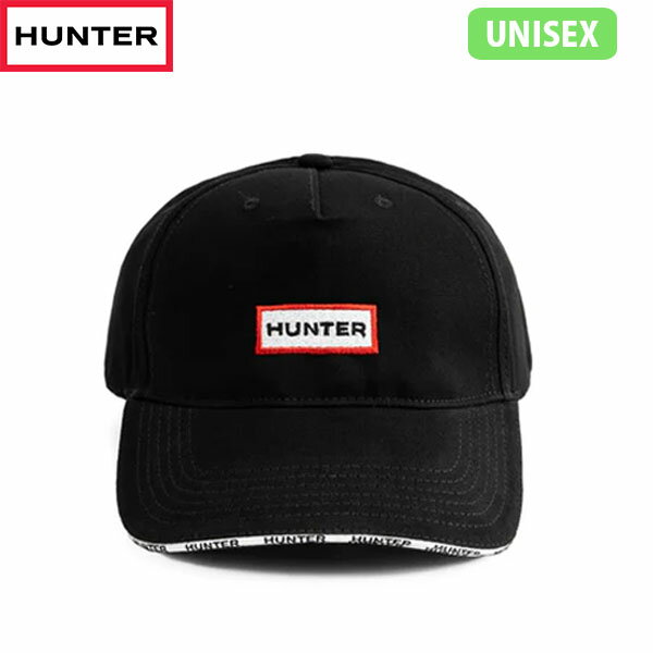 国内正規品 ハンター HUNTER 帽子 キャップ HR10095 BLK ブラック 黒 ハンター エンブロイダード キャップ メンズ レディース ユニセックス HURHR10095BLK