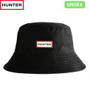 国内正規品 ハンター HUNTER 帽子 バケットハット ユニセックス メンズ レディース HR10097 BLK ブラック 黒 コットン ロゴ バケットハット...