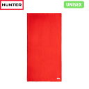 国内正規品 ハンター HUNTER マフラー メンズ レディース プレイ エッセンシャル スカーフ HR10116 LOGO RED 保温 冬 HURHR10116RED