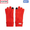 国内正規品 ハンター HUNTER 手袋 HR10117 RED プレイ エッセンシャル グローブ メンズ HURHR10117RED