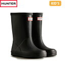 国内正規品 ハンター HUNTER レインブーツ 長靴 キッズ 子供用 防水 通園 通学 KFT5094RMA BLK ブラック 黒 オリジナル キッズファースト クラシック ブーツ HURKFT5094RMABLK