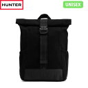 国内正規品 ハンター HUNTER リュックサック リファインド スティッチ キャンバス バックパック BLK ブラック 黒 ユニセックス 通学 通勤 UBB4012CAA HURUBB4012CAABLK
