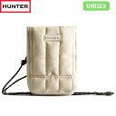 国内正規品 ハンター HUNTER スマホポーチ スマホショルダー ミニショルダーバッグ UBP1164KBM WHW イントレピッド パファー フォーン ポーチ HURUBP1164KBMWHW