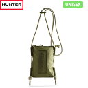 国内正規品 ハンター HUNTER スマホショルダー サコッシュ ミニショルダーバッグ ユニセックス UBP1514NRS LIN トラベル リップストップ リサイクル ナイロン フォンポーチ HURUBP1514NRSLIN