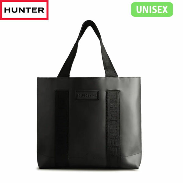 国内正規品 ハンター HUNTER トートバッグ ユニセックス 通勤 UBS1155LRS BLB オリジナル ラバーレザー E/W トート ブラック/ブラック HURUBS1155LRSBLB