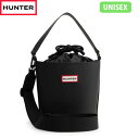 国内正規品 ハンター HUNTER ショルダーバッグ バケットバッグ オリジナル ラバライズ 2ストラップ バケット BLK ブラック 黒 UBX3607CPE HURUBX3607CPEBLK