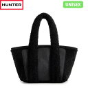 国内正規品 ハンター HUNTER トートバッグ ユニセックス BOUCLE MINI TOTE UBX3703PRC BLACK HURUBX3703PRCBLK