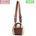 国内正規品 ハンター HUNTER ショルダーバッグ ユニセックス BOUCLE MINI CROSSBODY UBX3704PRC CANVAS CREAM HURUBX3704PRCCCR