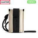 国内正規品 ハンター HUNTER スマホポーチ ユニセックス リファインド スティッチ キャンバス フォンポーチ UBX3712CAA NATURAL HURUBX3712CAANTR