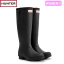 国内正規品 ハンター HUNTER レインブーツ 長靴 レディース オリジナル トール カードホルダー ブーツ WFT4003RMA BLACK 防水 HURW...