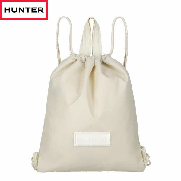 国内正規品 ハンター HUNTER リュック UBP3931NRS-WHW ユニセックス メンズ レディース トラベル ドローストリング バックパック トート ホワイトウィロー 旅行 耐水 雨 HURUBP3931NRSWHW
