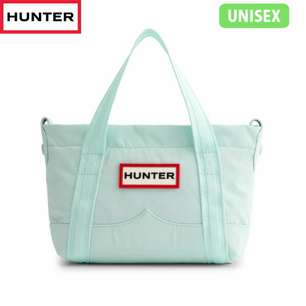 国内正規品 ハンター HUNTER トートバッグ ショルダーバッグ UBS1203KBM-GLG ユニセックス メンズ レディース ナイロン ミニ トップ クリップ トート バッグ グロウラグーン 旅行 HURUBS1203KBMGLG