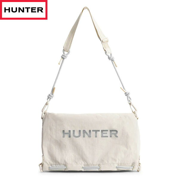 国内正規品 ハンター HUNTER ショルダーバッグ サコッシュ UBX7124NRS-WWS ユニセックス メンズ レディース トラベル マルチファンクション サコッシュ ホワイト / シルバー 軽量 丈夫 3WAY HURUBX7124NRSWWS