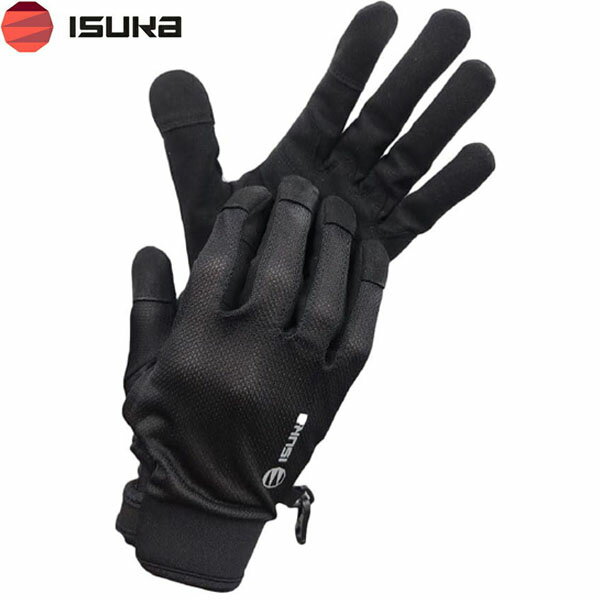 乐天商城 - イスカ ISUKA クールメッシュ トレッキンググローブ M ブラック 手袋 春 夏 クールマックス キャンプ 登山 アウトドア ISU382601
