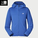カリマー karrimor メンズ レディース フーディ パーカー middler dry hoodie Galactic Cobalt 薄手 速乾 抗菌防臭 ...