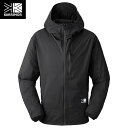 カリマー karrimor メンズ レディース ウインドジャケット ウィンド シェル フーディ wind shell hoodie Black 撥水 軽量 パッ...