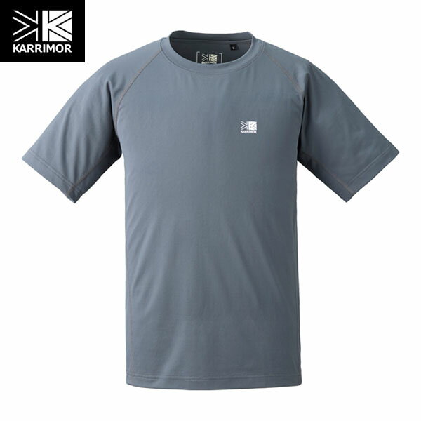 カリマー karrimor メンズ レディース 半袖Tシャツ ファストドライ S/S T fast-dry S/S T Stone 吸水速乾 抗菌防臭 KAR1015671140
