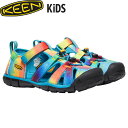 楽天Retailer　リテイラーキーン サンダル キッズ シーキャンプ ツー シーエヌエックス KEEN YOUTH SEACAMP II CNX VIVIDBLUE×ORIGINALTIEDYE KEE1025152