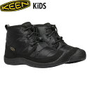 キーン シューズ キッズ ハウザー ツー チャッカ ウォータープルーフ 防水 KEEN YOUTH HOWSER II CHUKKA WP BLACK×BLACK KEE1025513