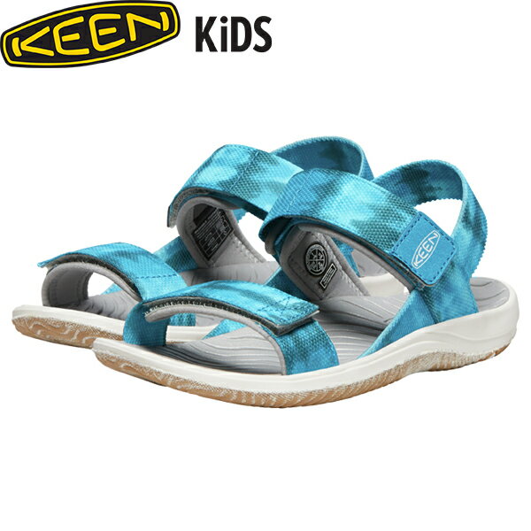 キーン サンダル キッズ エル バックストラップ KEEN YOUTH ELLE BACKSTRAP SEAMOSS×FJORDBLUE KEE1027309