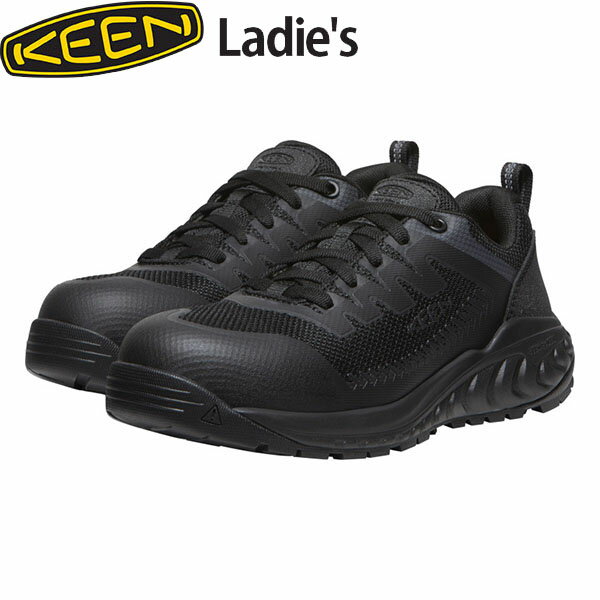 キーン ワークシューズ レディース アルヴァダ KEEN WOMEN ARVADA BLACK×BLACK KEE1027662