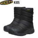 キーン シューズ キッズ パフライダー ウォータープルーフ 防水 KEEN YOUTH PUFFRIDER WP BLACK×STEELGREY KEE1027959