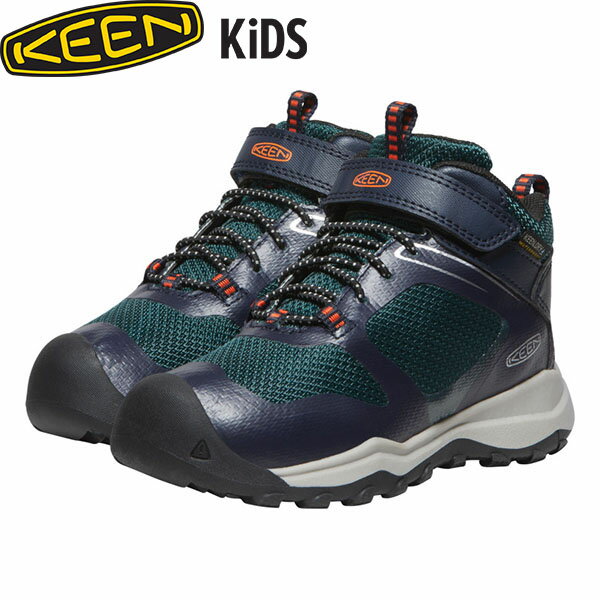 キーン シューズ キッズ ワンデュロ ミッド ウォータープルーフ 防水 KEEN CHILDREN WANDURO MID WP SKYCAPTAIN×SEAMOSS KEE1028016