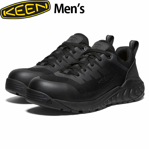 キーン KEEN メンズ 靴 アルヴァダ イーエスディー ワークシューズ スニーカー静電モデル ARVADA ESD Men Black/Black KEE1027687