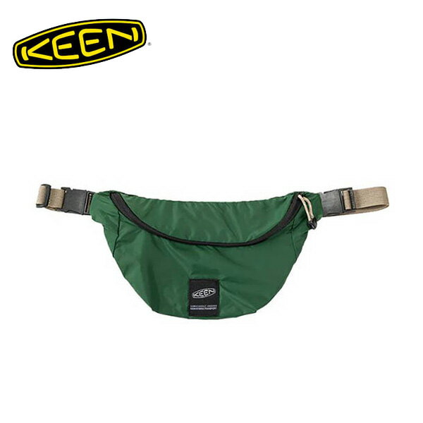 L[ jZbNX P[GC`eB[ TCN J[u qbv obO KEEN UNISEX KHT RECYCLE CURVE HIP BAG GREEN KEE1028495