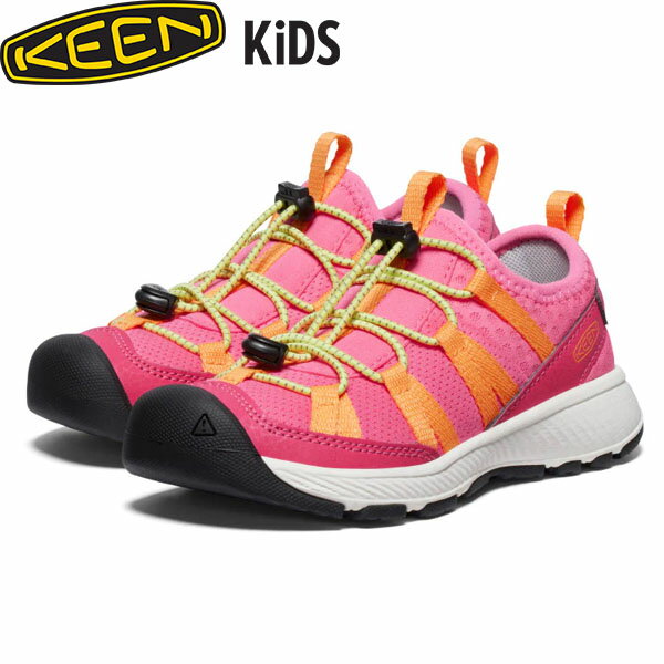 キーン KEEN キッズ 靴 モトゾア スニーカー MOTOZOA SNEAKER Children Jazzy/Evening Primrose 軽量 KEE1028778