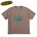 L[ KEEN jZbNX TVc n[xXg ebN eB[ A[` S HARVEST TECH TEE ARCH LOGO MOCHA/GREEN KEE1029315