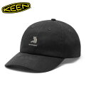 キーン KEEN ユニセックス 帽子 US4 キーン ロゴ ストレッチ キャップ US4 LOGO STRETCH CAP BLACK KEE1029349