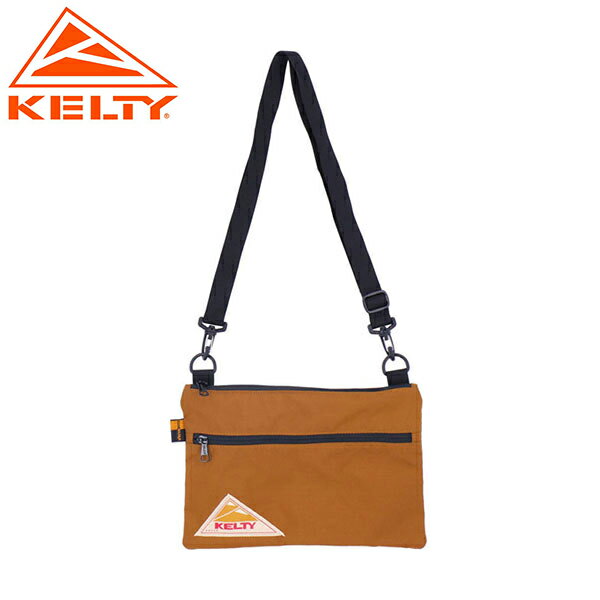 ケルティ ショルダーバッグ サコッシュ ヴィンテージフラットポーチSM 32592214 キャラメル 茶色 ブラウン メンズ レディース ユニセックス KELTY VINTAGE FLAT POUCH SM Caramel KEL4573163255885