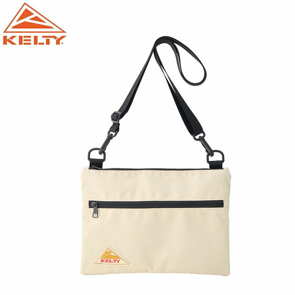 乐天商城 - KELTY ケルティ ショルダーバッグ ES FLAT POUCH SM Beige バッグ カジュアル 普段使い 3259270726 KEL4570176637523