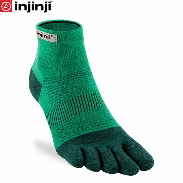 インジンジ injinji ラン ライトウェイト ミニクルー フェーン 281130 五本指ソックス 靴下 薄手 アウトドア ランニング INJ281130FRN