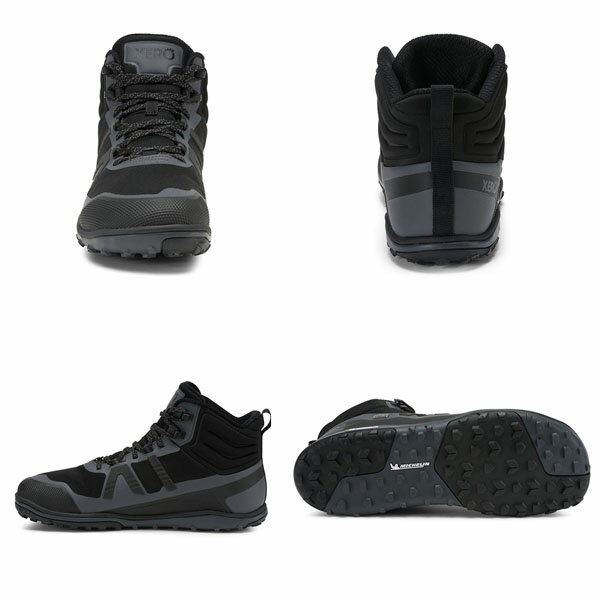 ゼロシューズ XEROSHOES メンズ トレイルランニングシューズ M's スクランブラーミッド2 WP ブラックアスファルト 防水 ハイキング SCXM-BKAP XERSCXMBKAP