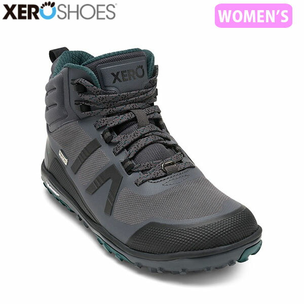 ゼロシューズ XEROSHOES レディース トレイルランニングシューズ W's スクランブラーミッド2 WP アスファルト/シーモス 防水 ハイキング SCXW-APSM XERSCXWAPSM