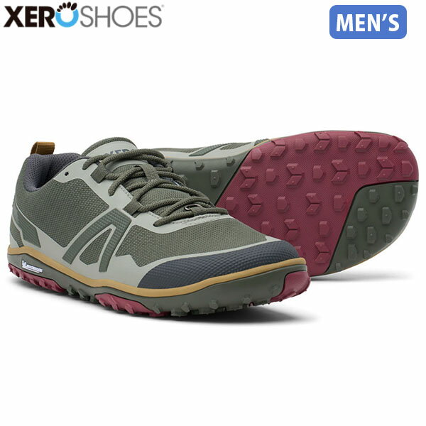 樂天商城 - ゼロシューズ XEROSHOES メンズ スニーカー スクランブラー ロー EV Army Green アーミーグリーン ランニング アウトドア XERSLVMAMGN
