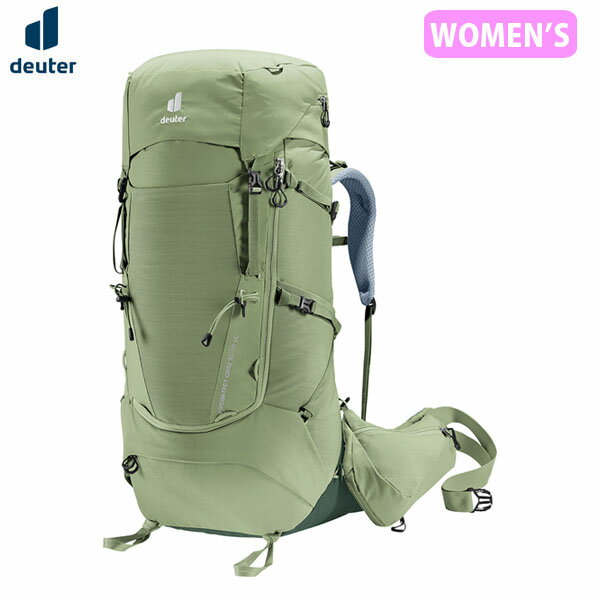 ドイター deuter レディース 女性用 リュック バックパック エアコンタクトコア55＋10SL グローブ×アイビー 登山 ハイキング D3350424 DEU33504241214