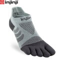 injinji インジンジ ウイメンズ ウルトラ ラン ノーショウ スレート 五本指ソックス 靴下 アウトドア レディース ランニング 吸水速乾 401111 INJ401111SLA