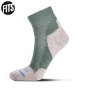 フィッツ FITS ライトハイカークォーター F1003 ダークフォレスト 中厚手 靴下 ソックス アウトドア ハイキング トレッキング トレイルランニング F1003310(4)
