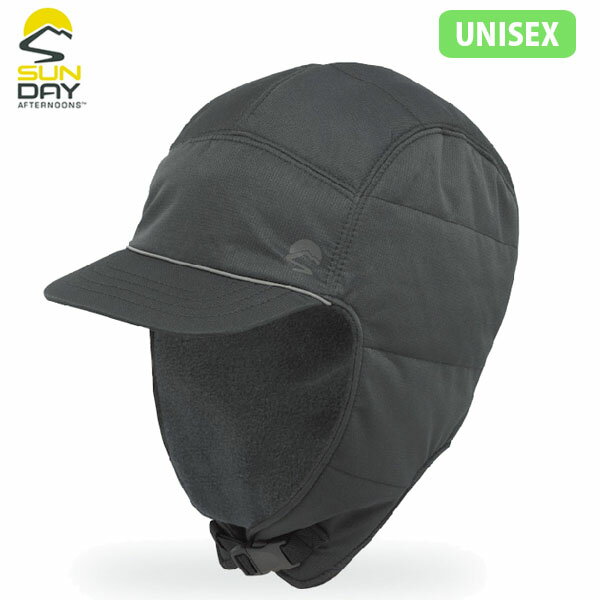 サンデーアフタヌーンズ SUNDAY AFTERNOONS 帽子 防寒キャップ アルパインキルテッドトラッパー ブラッ..