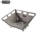 バーゴ VARGO チタニウム ファイヤーボックス(網ナシ) バーベキューコンロ 焚き火台 キャンプ バーベキュー アウトドア T-319 VART319(4)