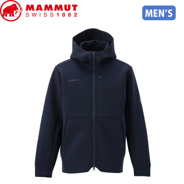 マムート メンズ ジップアップフーディー 1014-04980 MAMMUT Dyno 2.0 ML Hooded Jacket AF Men marine melange MAM1014049805784