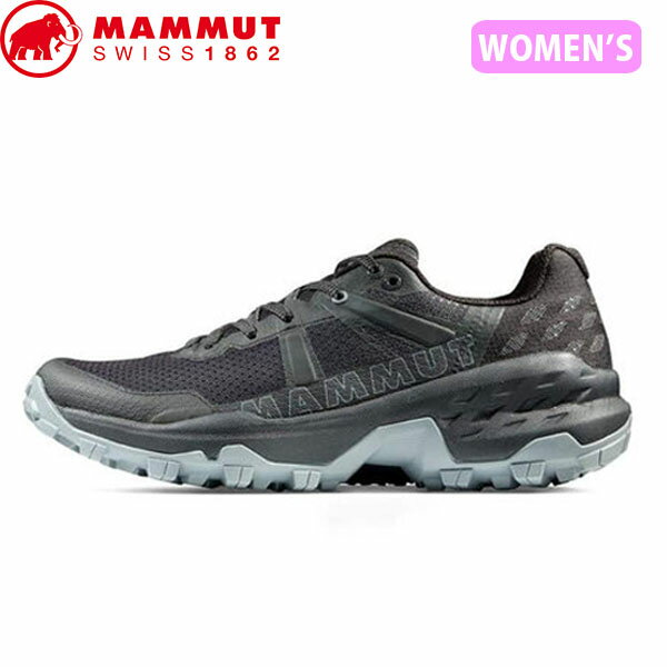 マムート MAMMUT レディース ハイキングシューズ ゴアテックス Sertig II Low GTX Women black 防水透湿 トレッキング MAM3030042900001