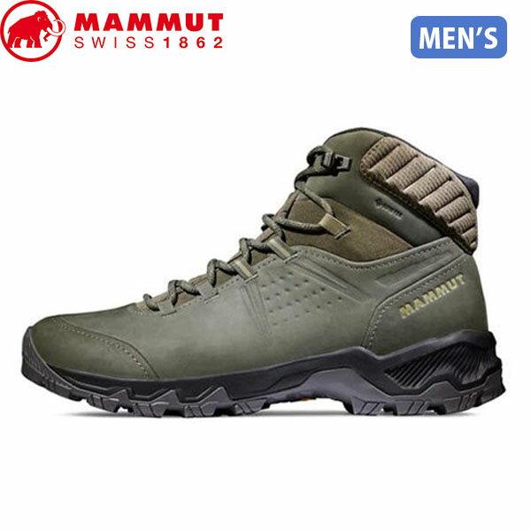 マムート MAMMUT メンズ ハイキングシューズ ゴアテックス Mercury IV Mid GTX Men dark iguana-iguana 防水透湿 トレッキング MAM30300471040234