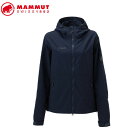 MAMMUT 1012-00401 Hiking WB Hooded Jacket AF Women marine Apparel マムート レディース アウトドアジャケット ネイビー MAM1012004015118